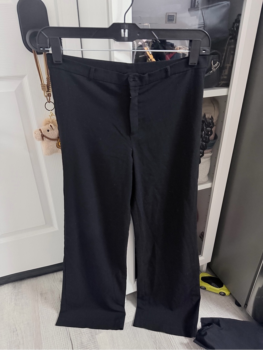 Women low hips Black Pants - Classic Straight Leg